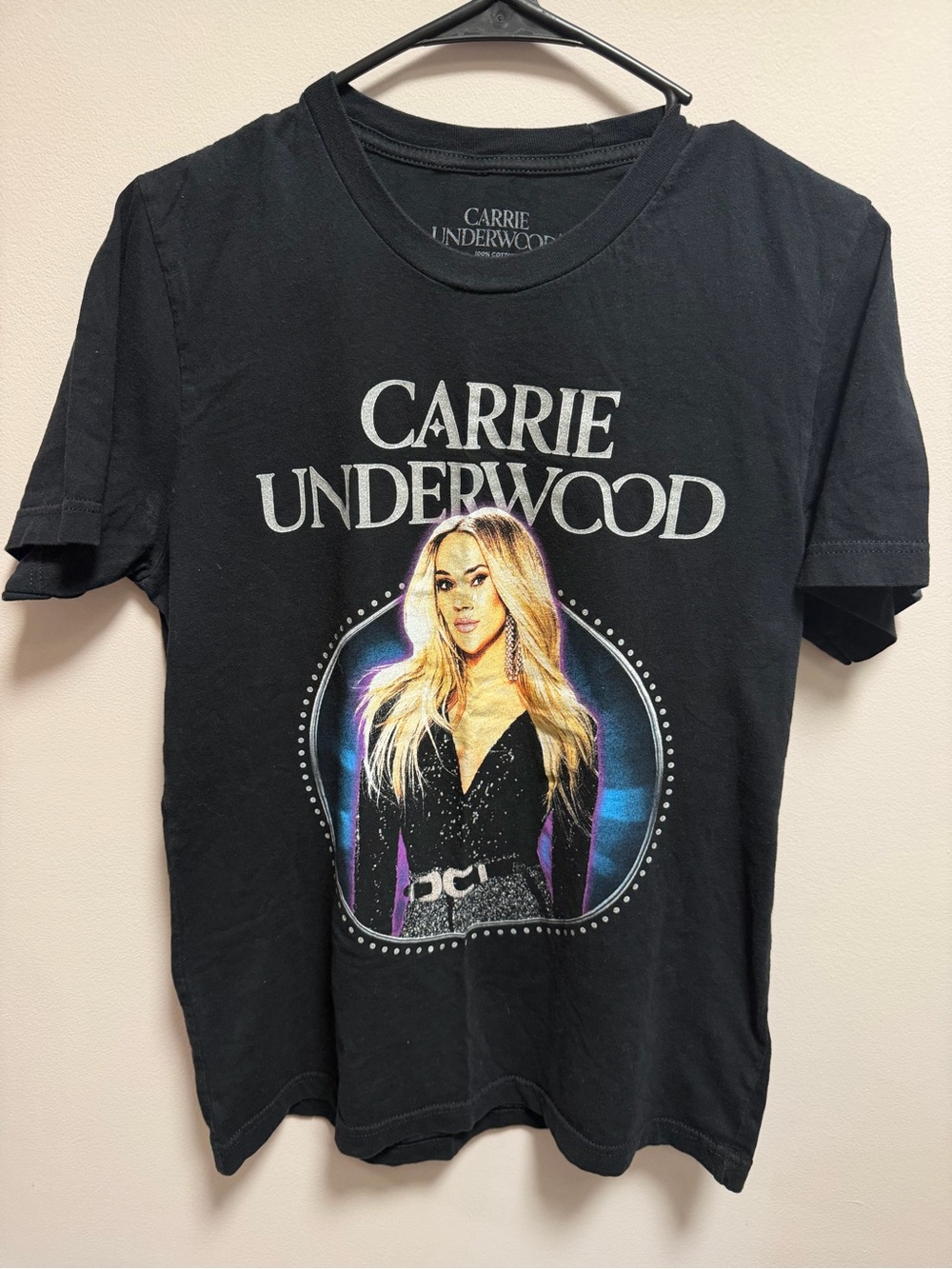Carrie Underwood Black Graphic Concert Tee - Women's Band Style Top